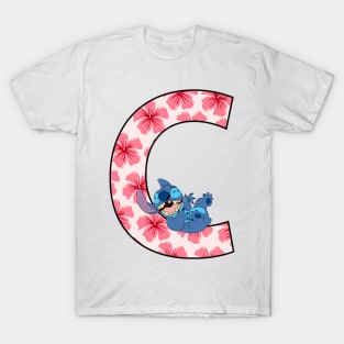 Stitch letter T-Shirt